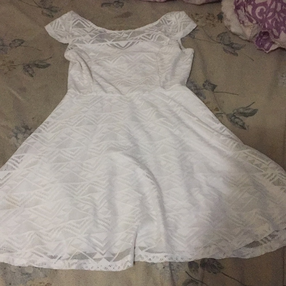 All white dress